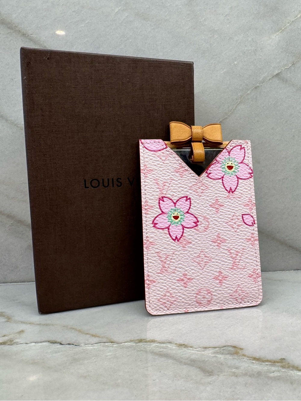Louis Vuitton x Takashi Murakami Vintage Cherry Blossom Mirror
